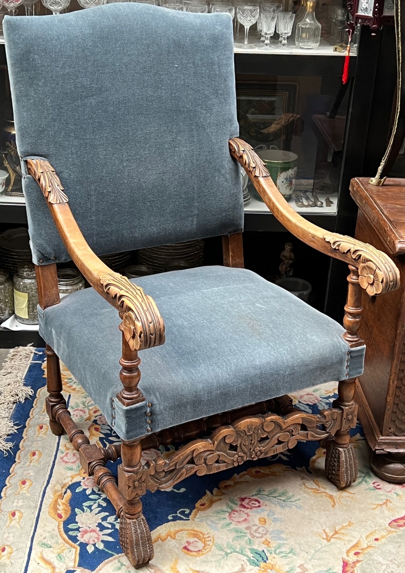 Renaissance style armchair.