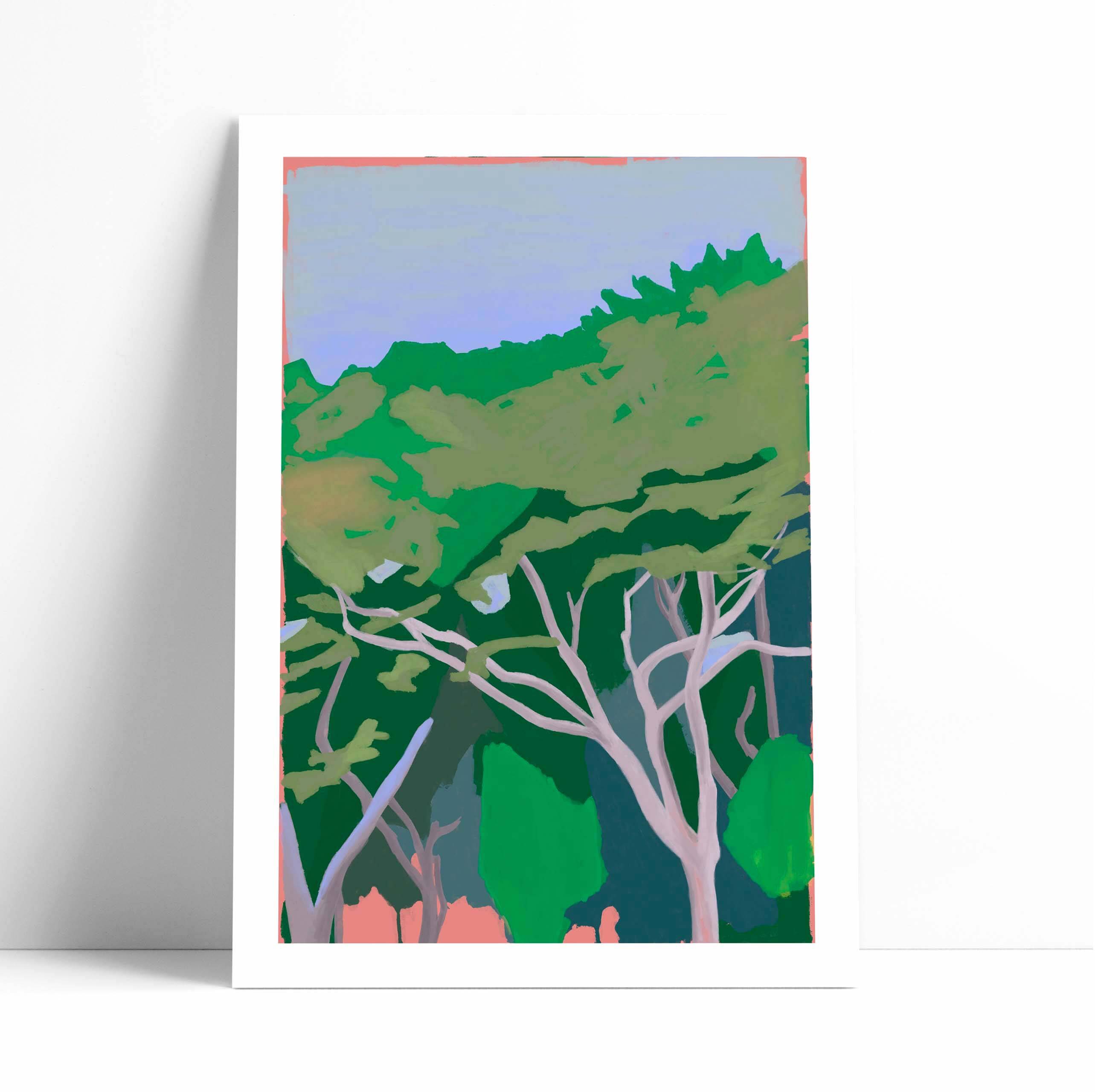 Bois Rouge - Limited edition art print (A3)