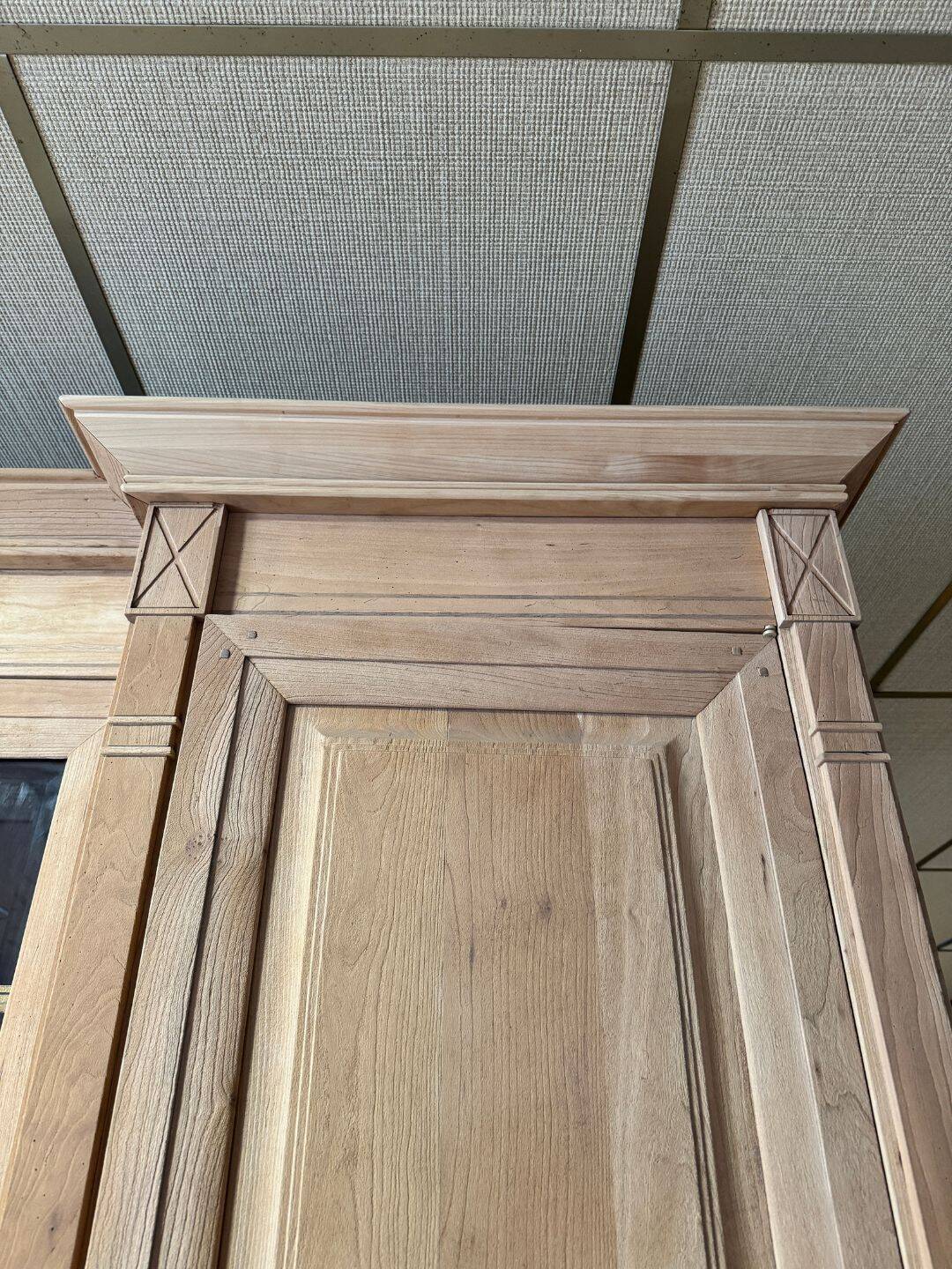 Cherry wood bookshelf – 1970s/80s