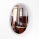 Vintage illuminated mirror, 87x57 cm