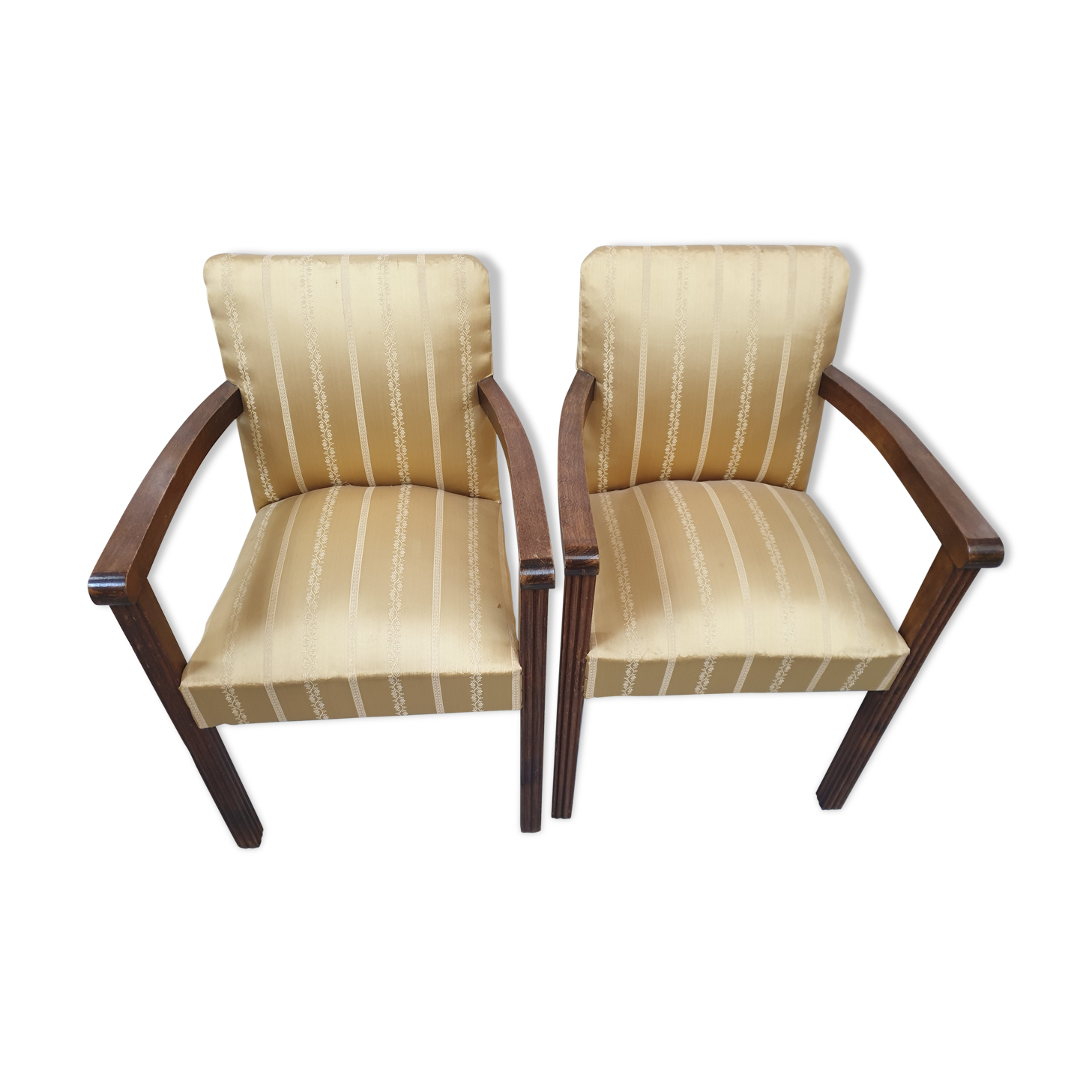 Pair of armchairs art deco