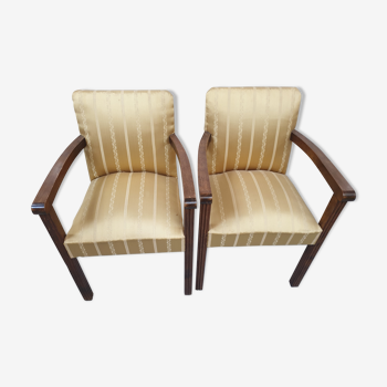 Pair of armchairs art deco