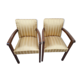 Paire de fauteuils art deco