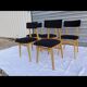 Series of 5 vintage chairs