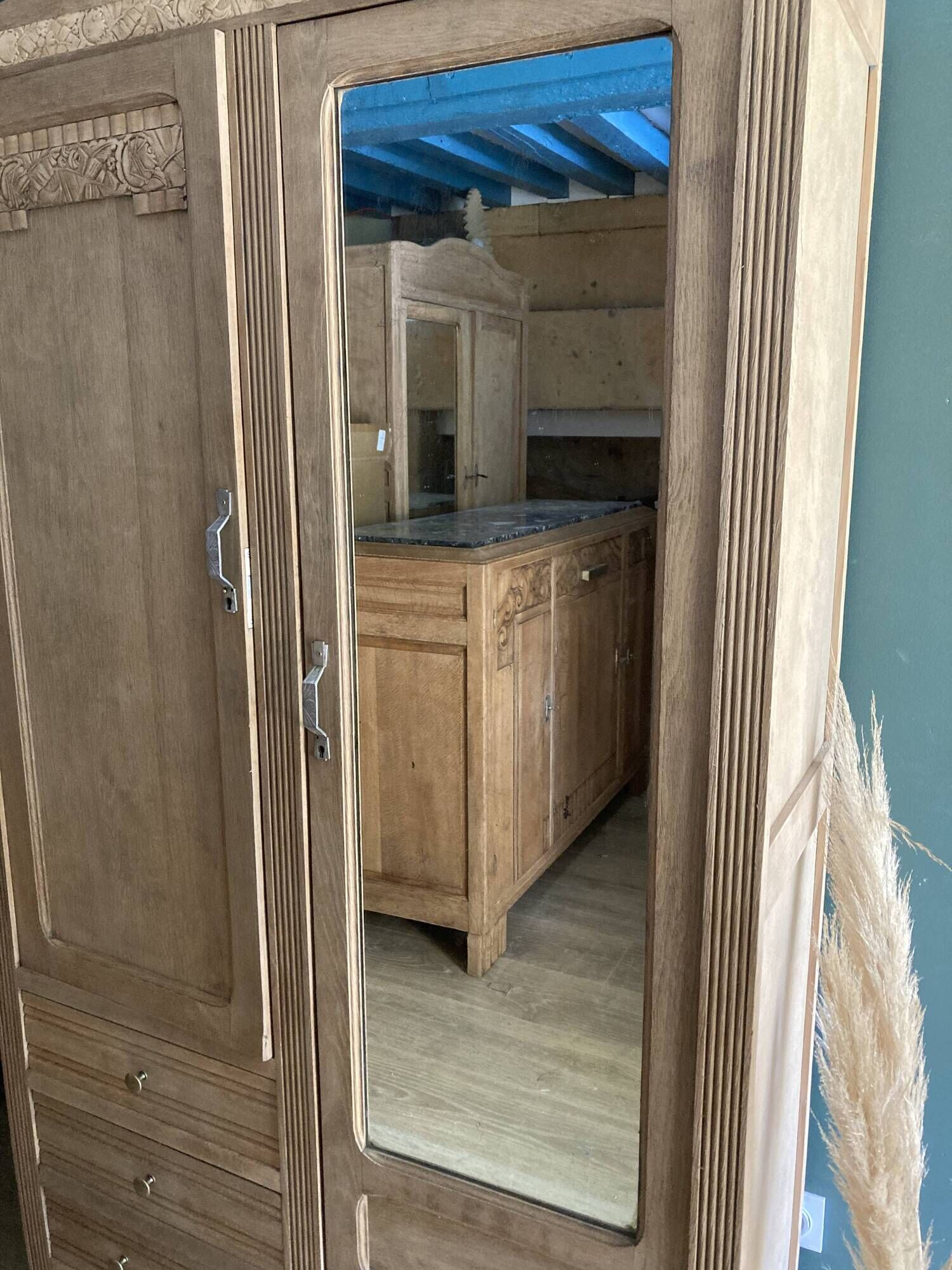 Parisian hotel Art Deco wardrobe