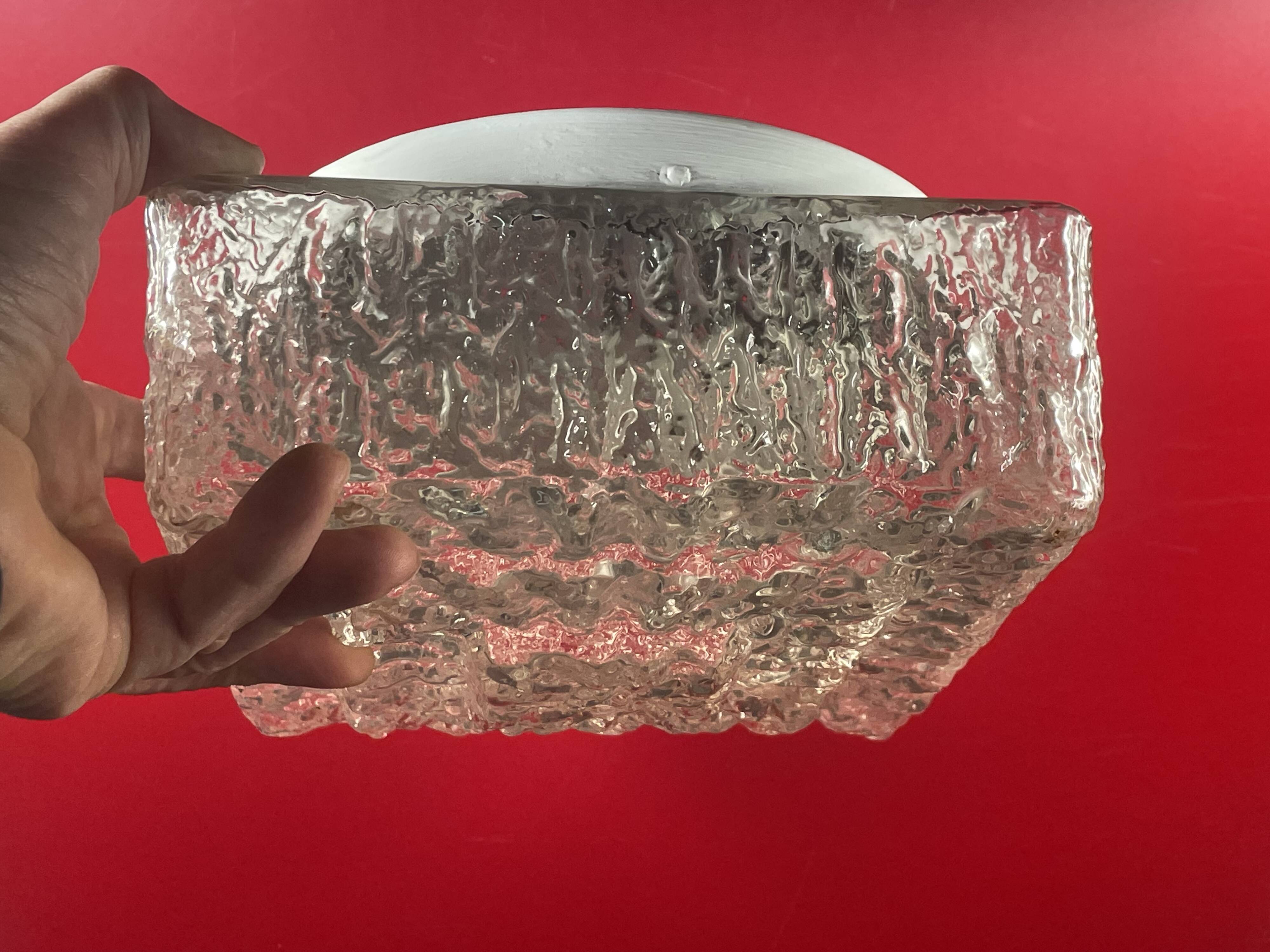 Loft vintage industrial holophane glass ceiling light wall light