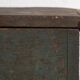 Small antique cobalt blue patinated chest (c.1920) #74