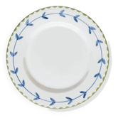 Hand painted ceramic dinner plate