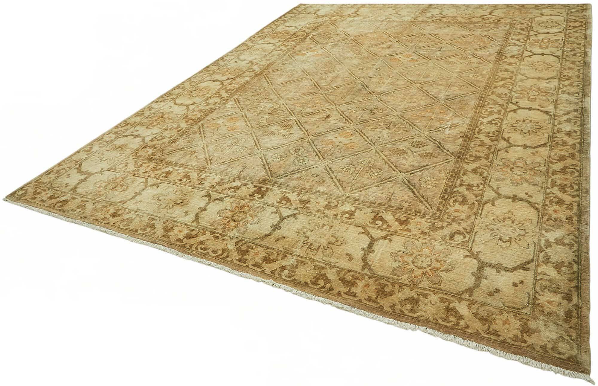 Tapis Oushak en laine noué à la main turc 303 cm x 414 cm