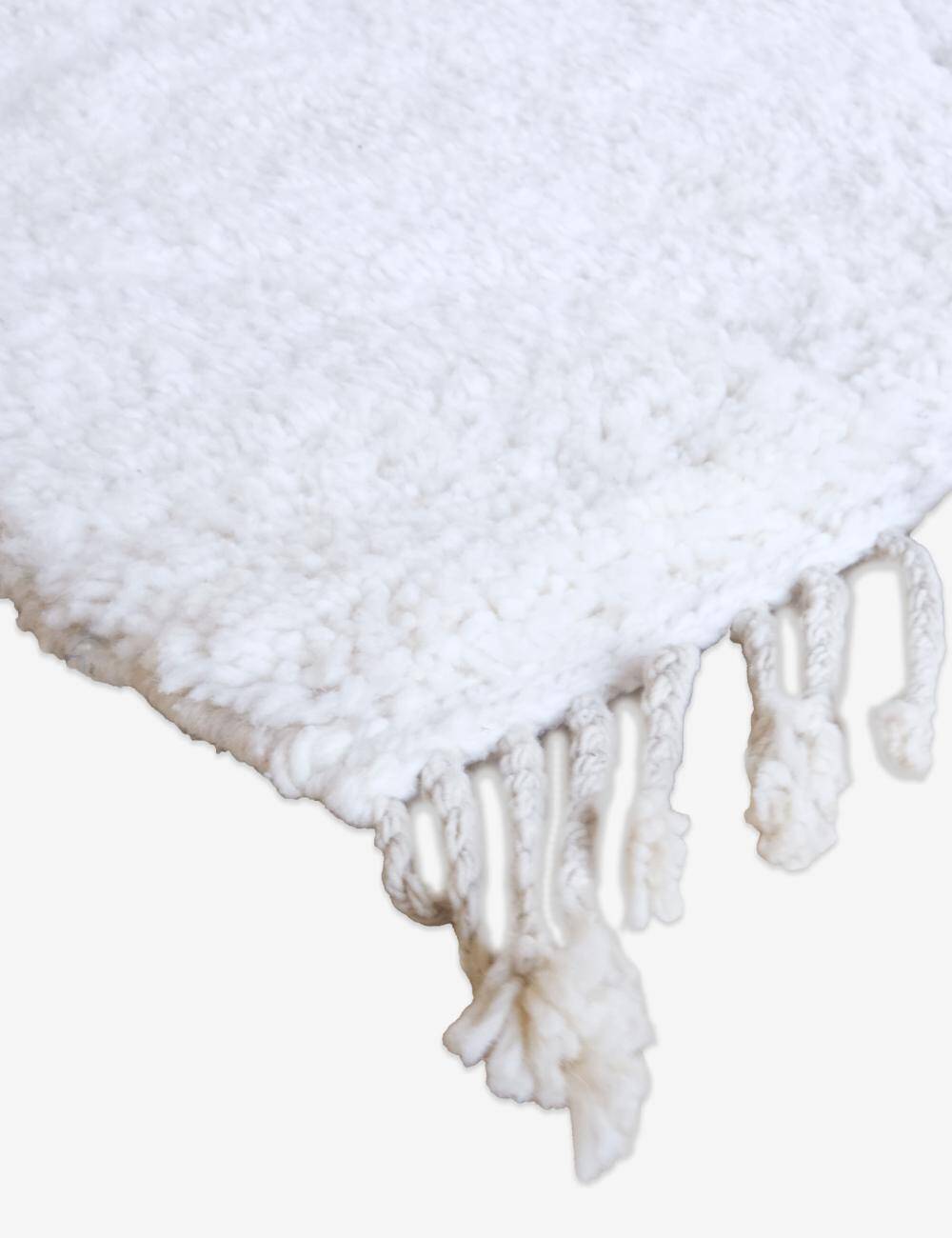 Berber Carpet White - 347 x 258 cm