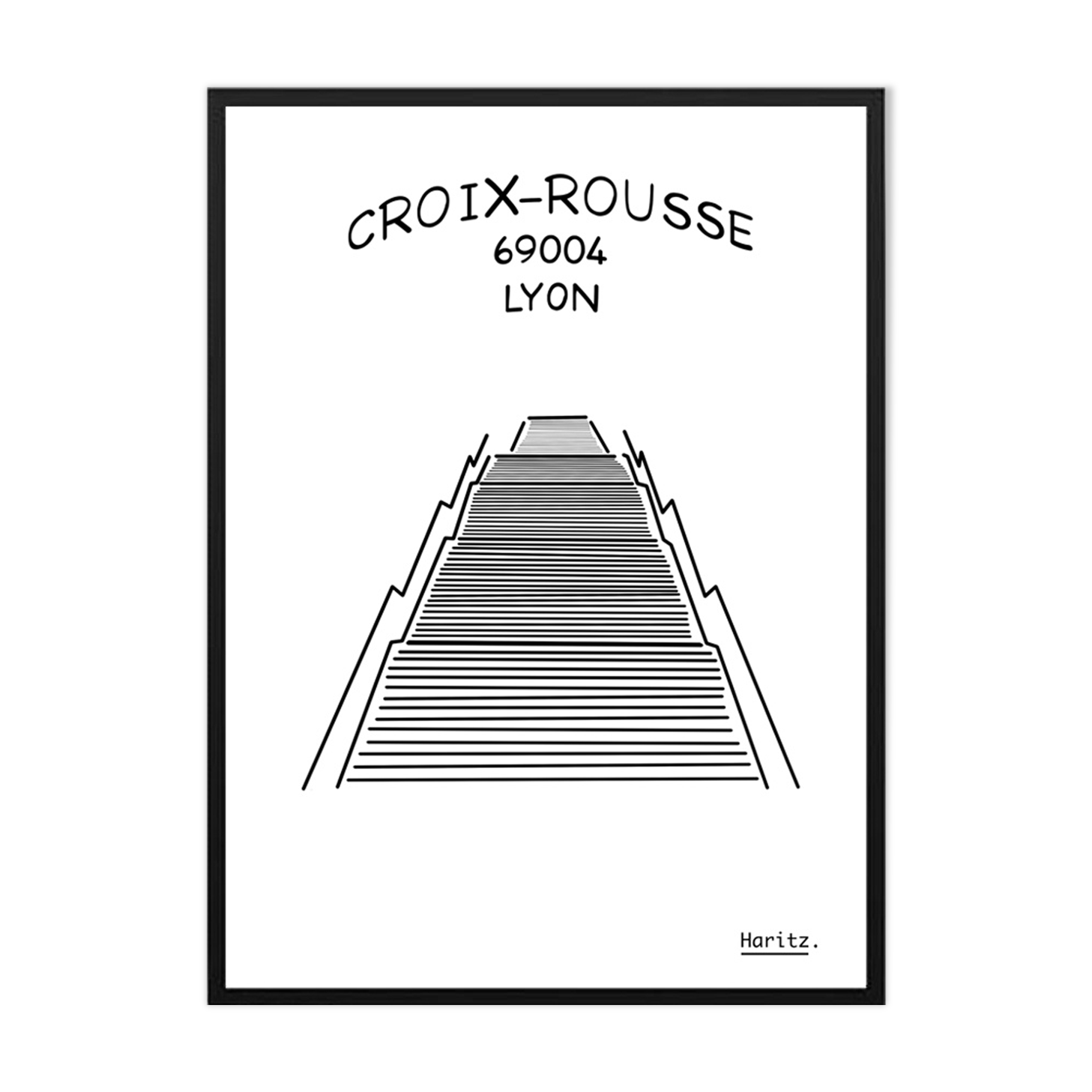 Illustration, Lyon "Croix-Rousse"