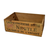 Nestlé wooden old