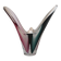 Vase coquille en verre multicolore signé Flygsfors, 1956
