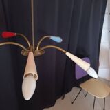 Mid-century spider chandelier