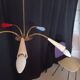 Mid-century spider chandelier
