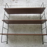 Shelf wall metal metal and wood type string