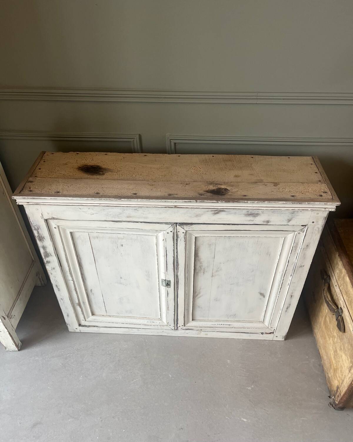 Old weathered sideboard