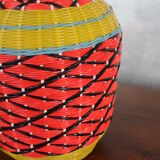 Demijohn 5 liters in scoubidou