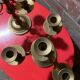 Pair of brass candlesticks