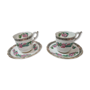 Duo tasses Coalport Bone