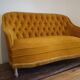 Vintage velvet sofa