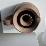 Rosé pitcher with internal compartment in stoneware