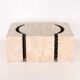 Coffee table in faux marble