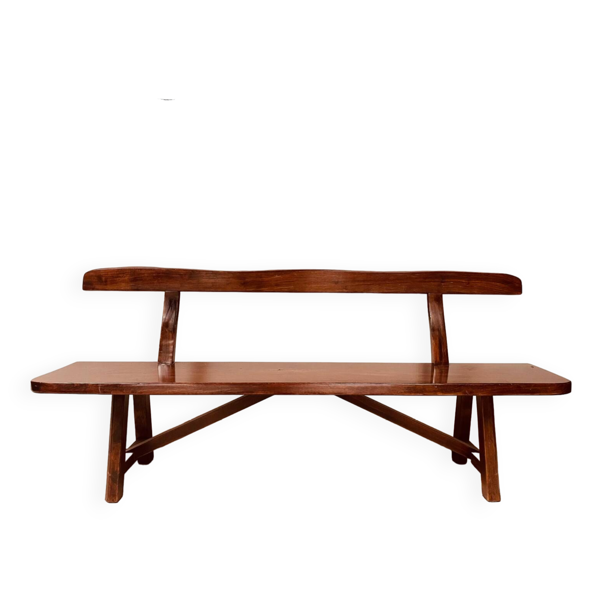 Old aranjou elm bench
