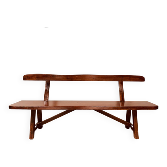 Ancien banc en orme aranjou