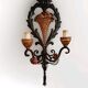 Large Florentine wall light by Salvadori
