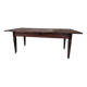 Campaign table in solid oak, Directoire style.