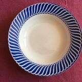 Set of 4 old and mismatched french-made hollow plates