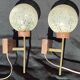 Pair of modernist wall lamps