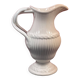 Earthenware from Gien, Hanap or ewer with twisted handle H 23.5 cm