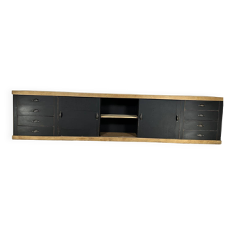 Meuble d’atelier enfilade 3m30