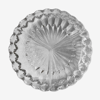 Bohemian crystal compartments dish