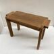 Petit banc en chêne de style art déco