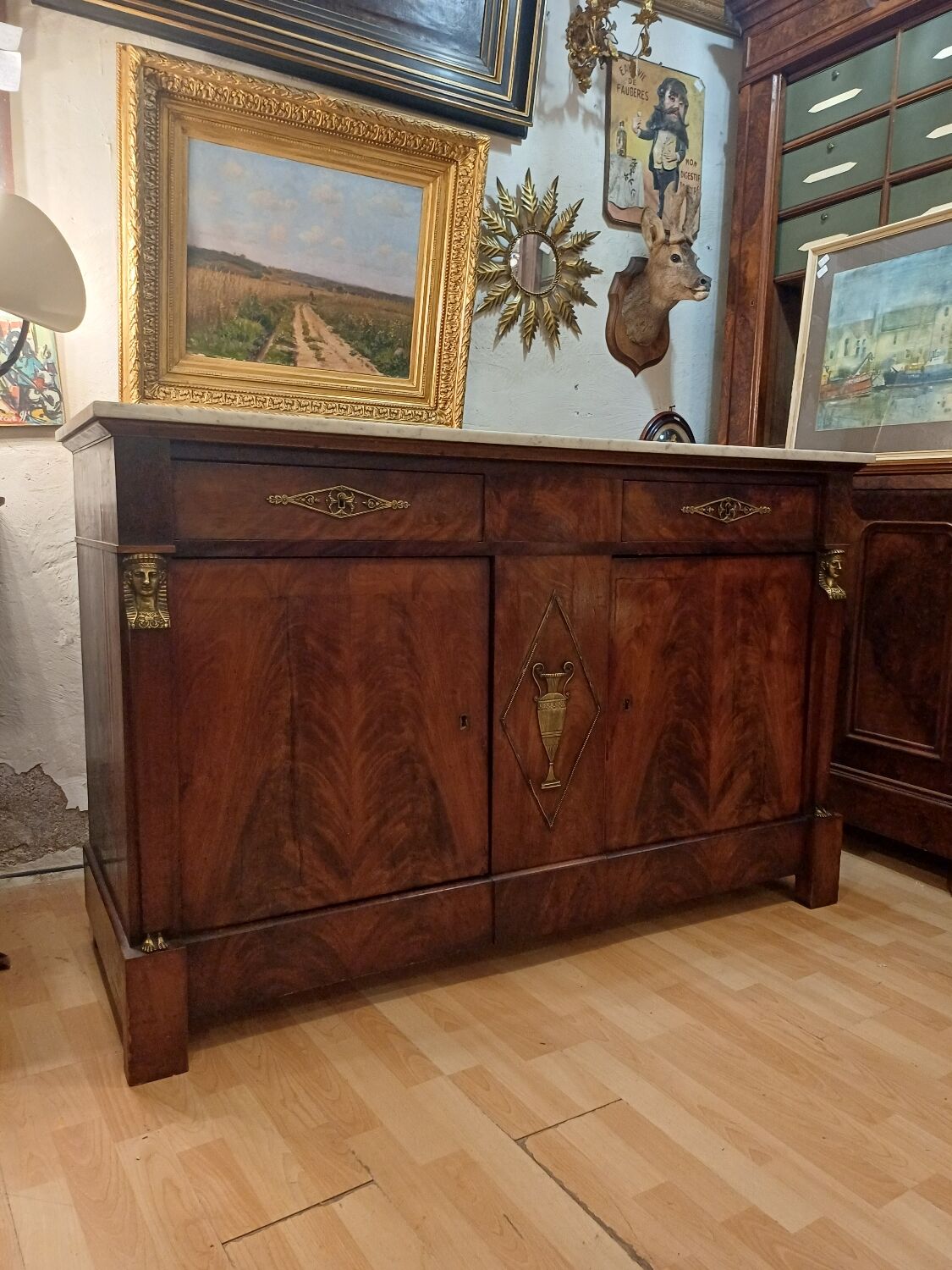 Empire period furniture, returned from Egypt in its original 19th-century condition