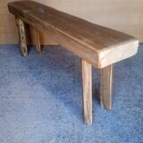 114 cm solid wood bench