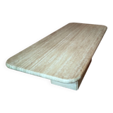 Beige Italian travertine coffee table