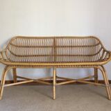 Rattan bench
