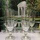 Set of 6 lance model champagne flutes, design made in France from the 1970s.