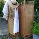 Bamboo screen and rattan 70s