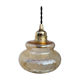 Amber yellow glass pendant lamp