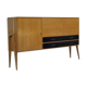 Sideboard vintage blond wood massif vintage 1950 from Charles Ramos