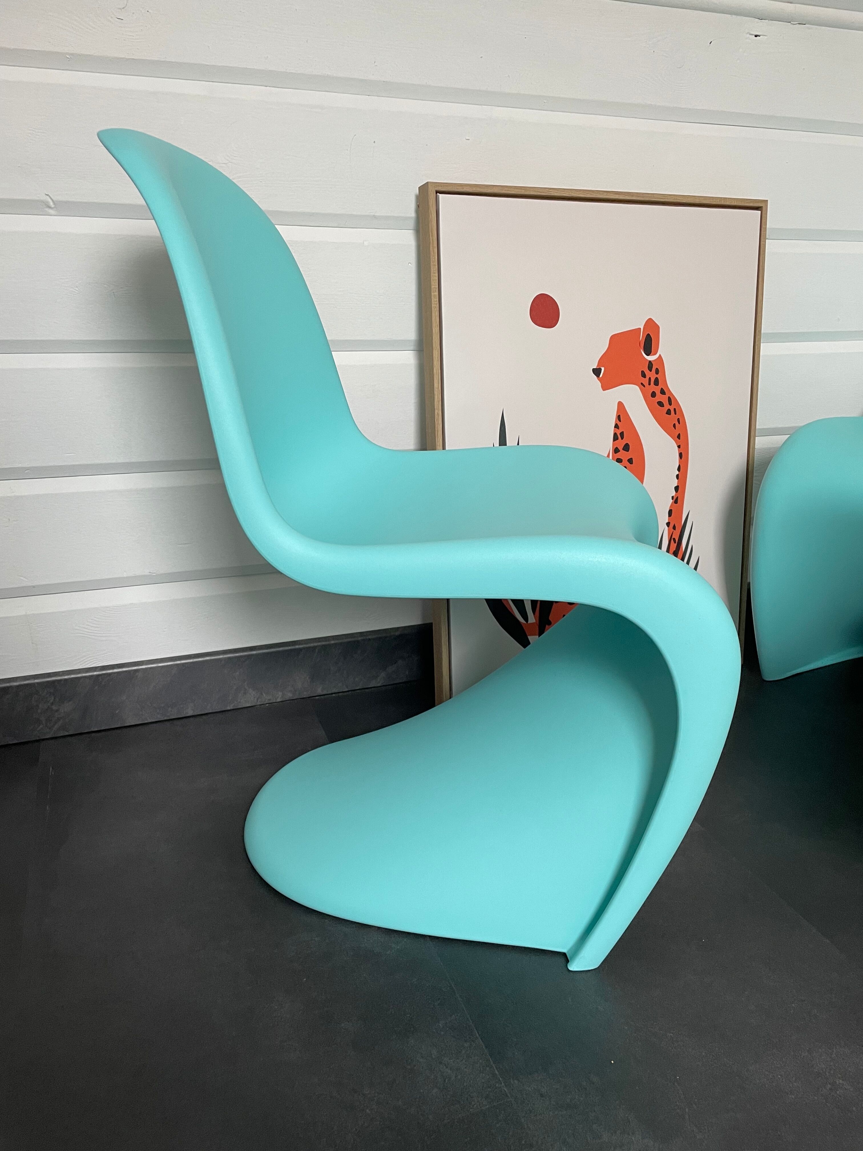 Panton Junior, turquoise children's chair Vitra