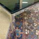 Chrome coffee table with a glass top from the 1980s.