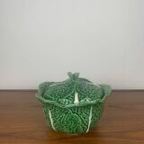 Green cabbage ceramic soup tureen, 1970/80