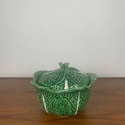 Soupière chou vert en céramique, 1970/80