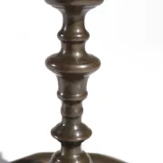 Early 18th-century French bronze candlestick